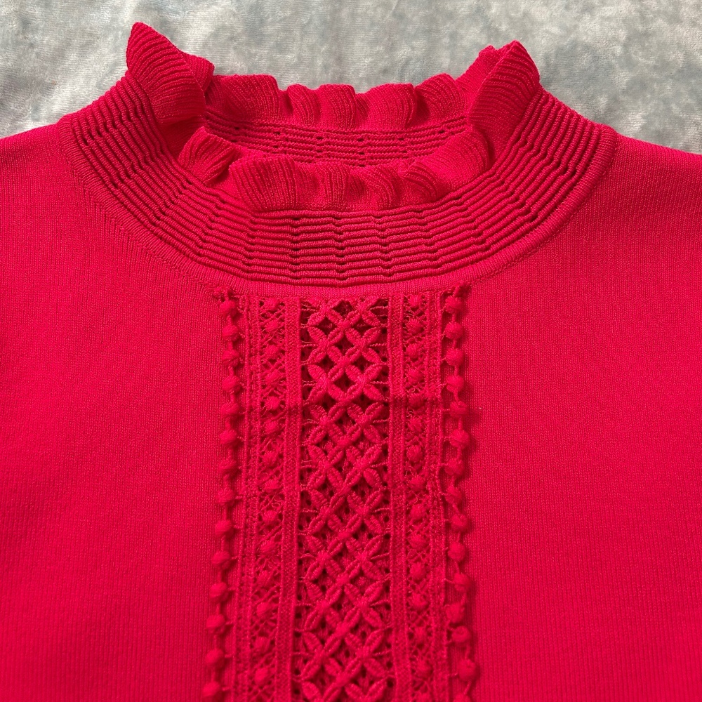 Bebe Fuchsia Dress! Size Medium! - Picture 5 of 11